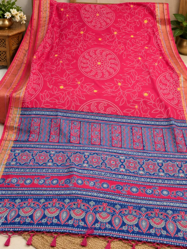 Gulabi_Neelanjali_Saree