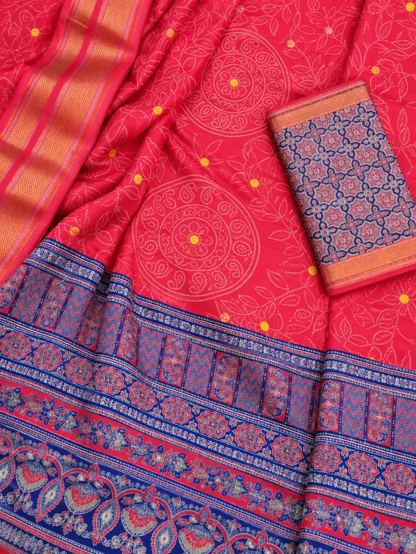 Gulabi_Neelanjali_Saree