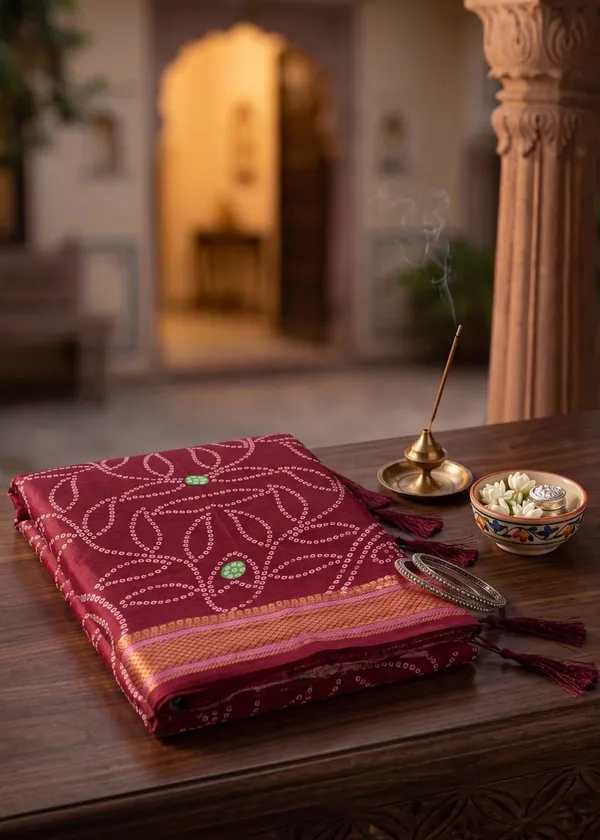 Maroon_Bloom_Saree