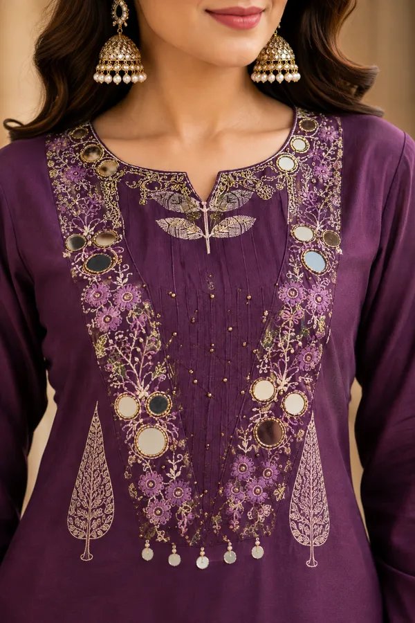 Purple_Cotton_Straight_Unstitched_Suit_Set
