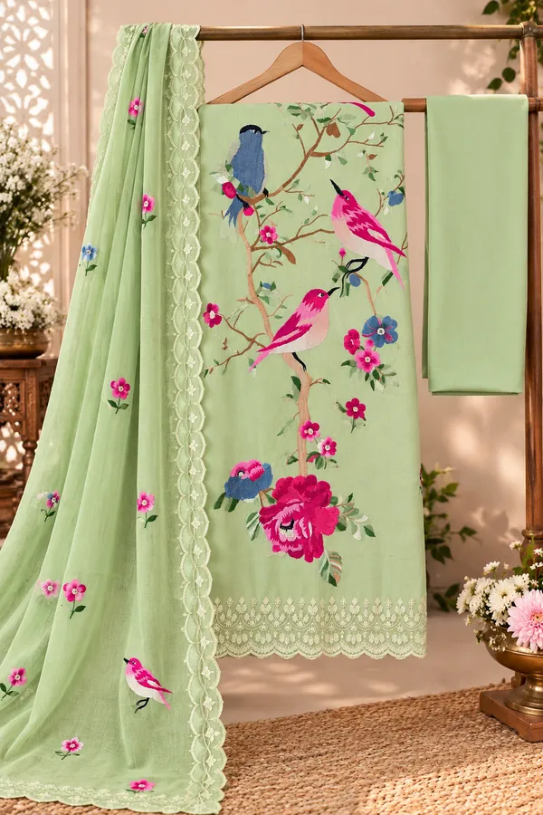 pista_green_birdsongs_unstitched_3piece_set