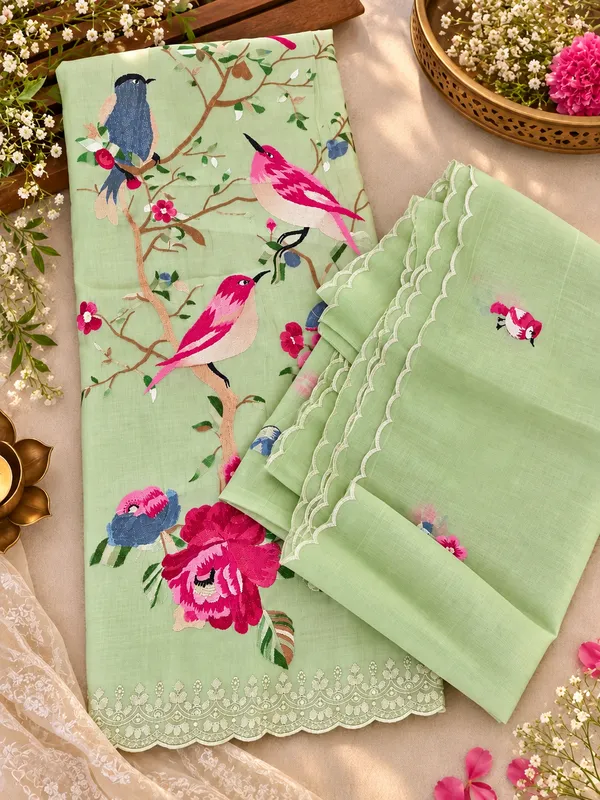 pista_green_birdsongs_unstitched_3piece_set