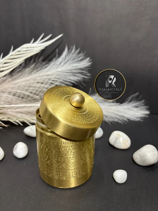 Brass_Embossed_small_Decorative_Storage_container