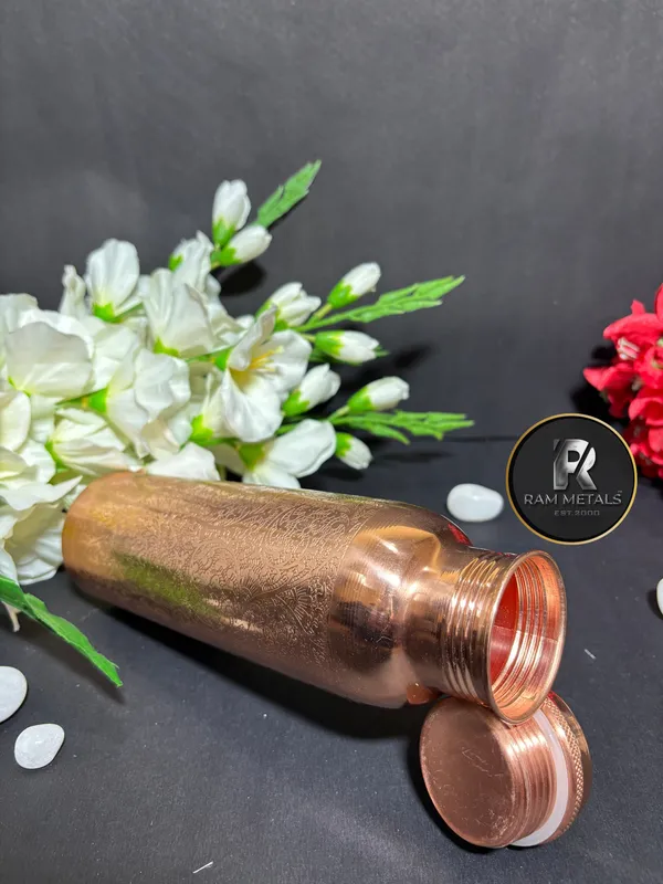Copper_Floral_Engraved_Water_Bottle