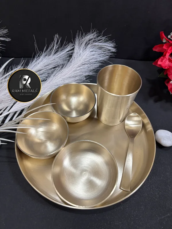 Bronze_10_inch_Traditional_Tableware_Thali_Set