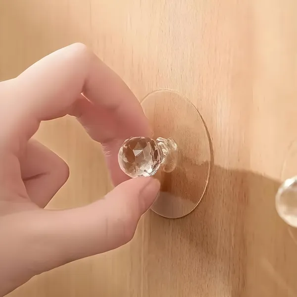 Stainless_Steel_Transparent_Adhesive_Wall_Hooks_No-Drill_Pack_Of_10
