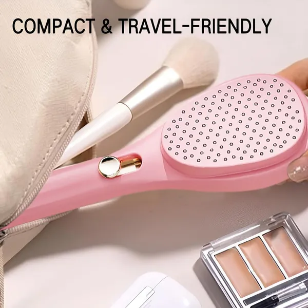 Self-Cleaning_Anti-Static_Retractable_Bristle_Hair_Brush_Pink