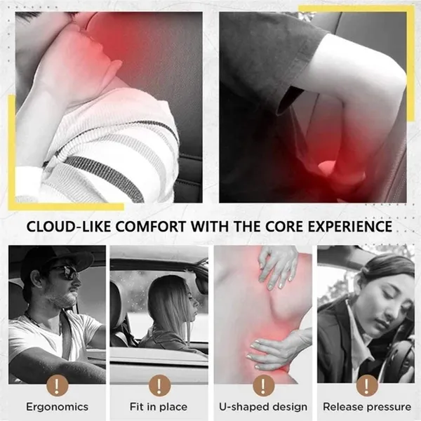 Jesenband_Memory_Foam_Car_Neck_Pillow_Ergonomic_Headrest_Cushion_Black