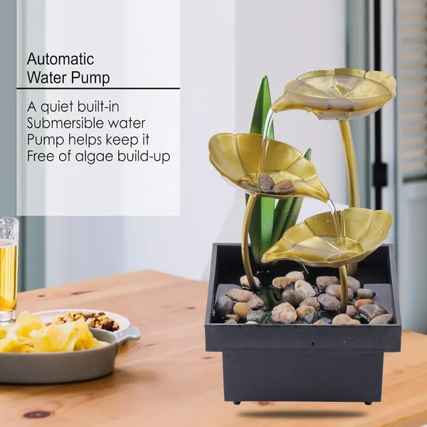 Metal_3-Tier_Cascading_Tabletop_Water_Fountain_With_River_Rocks