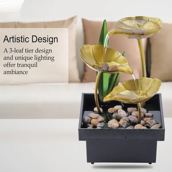 Metal_3-Tier_Cascading_Tabletop_Water_Fountain_With_River_Rocks