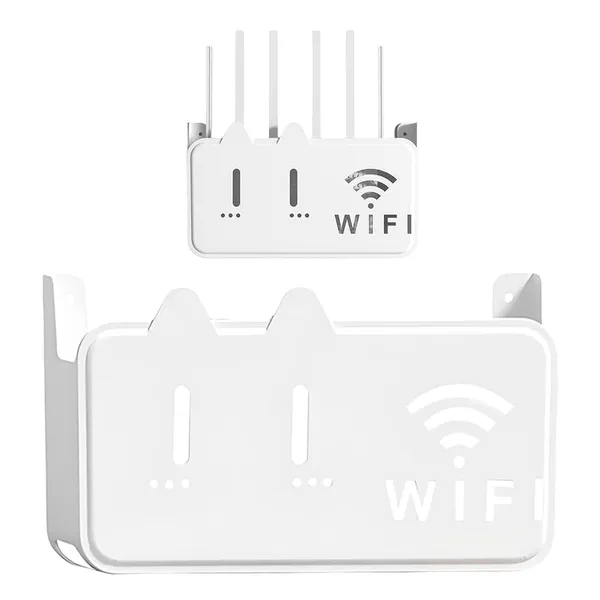 Plastic_Self-Adhesive_Wall_Mount_Wifi_Router_Storage_Box_White