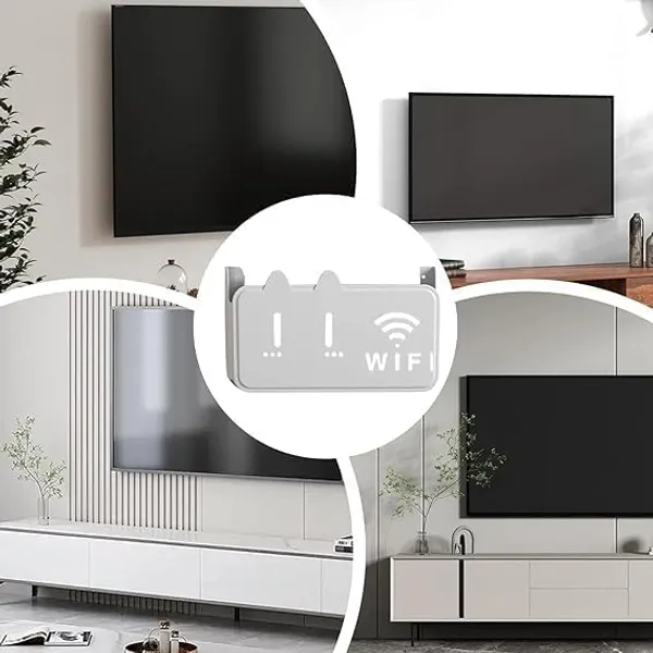 Plastic_Self-Adhesive_Wall_Mount_Wifi_Router_Storage_Box_White