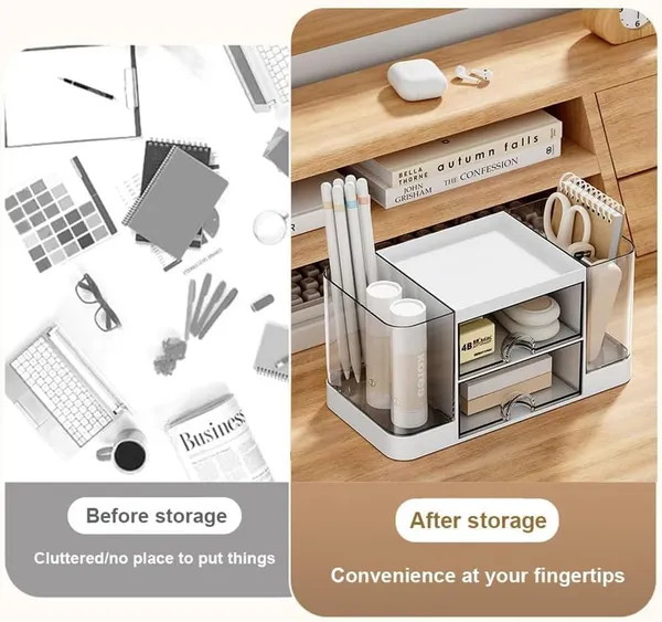 Plastic_Transparent_4-Slot_Desk_Organizer_With_2_Side_Drawers