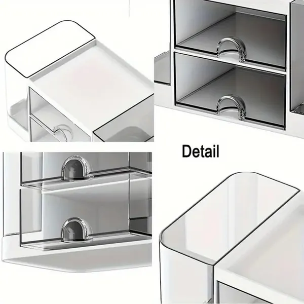 Plastic_Transparent_4-Slot_Desk_Organizer_With_2_Side_Drawers