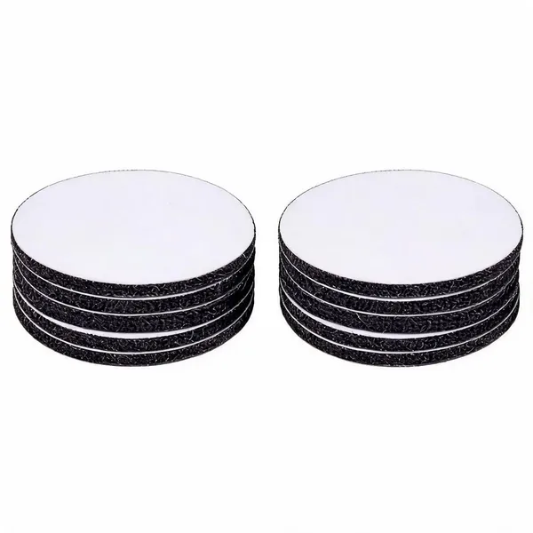 White_Canvas_Self-Adhesive_Hook_Loop_Fastener_Dots_Pack_Of_10