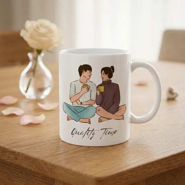 White_Ceramic_Couple_Illustration_Coffee_Mug
