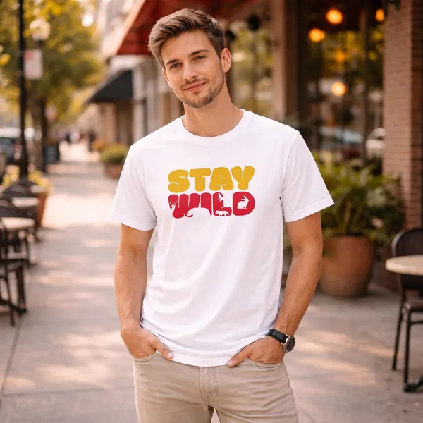 White_Graphic_Fit_Pollycotton_200_Gsm_Regular_Fit_T_Shirt_For_Unisex