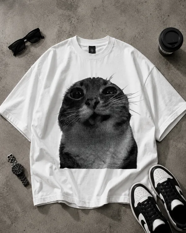 White_Oversized_Graphic_Cotton_Blend_180_Gsm_Oversize_Fit_T_Shirt_For_Unisex