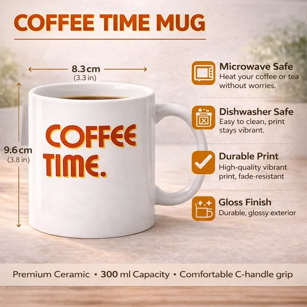 White_Coffee_Time_Printed_Mug