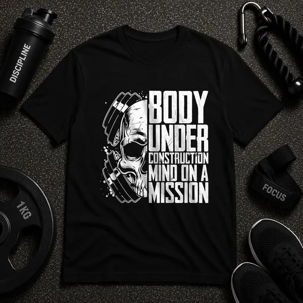 Black_Graphic_Pollycotton_200_Gsm_Regular_Fit_T_Shirt_For_Unisex