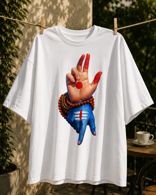 White_Oversized_Graphic_Cotton_Blend_180_Gsm_Oversize_Fit_T_Shirt_For_Unisex