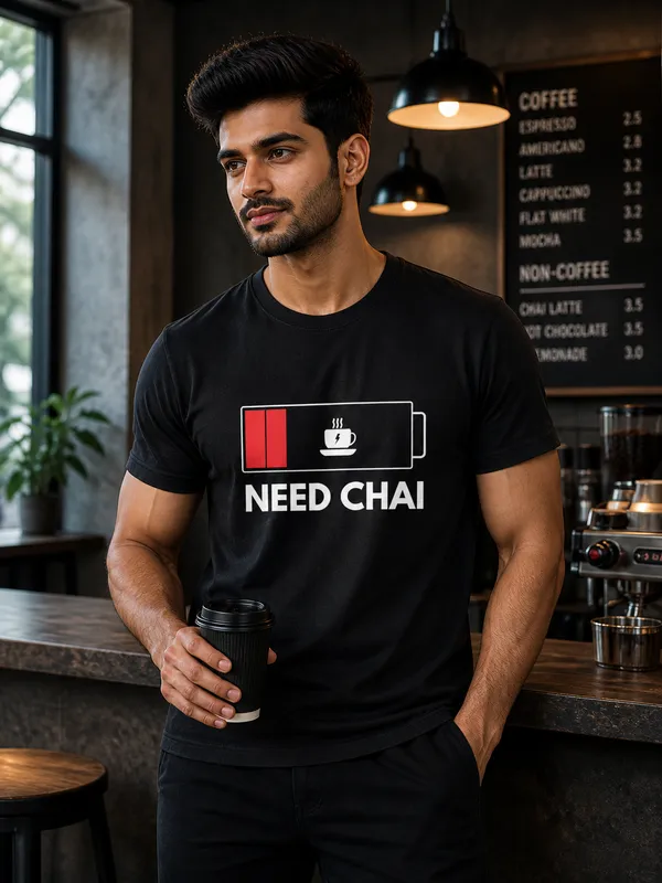 Black_Regular_Fit_Pollycotton_200_Gsm_Regular_Fit_T_Shirt_For_Unisex