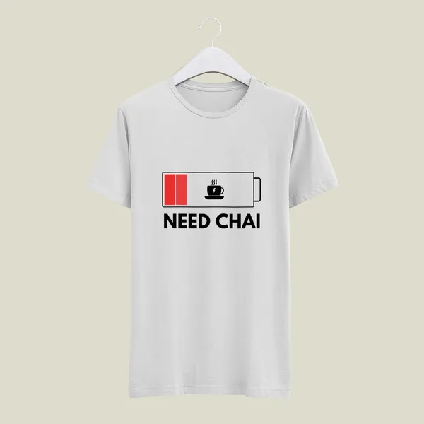 White_Graphic_Pollycotton_200_Gsm_Regular_Fit_T_Shirt_For_Unisex