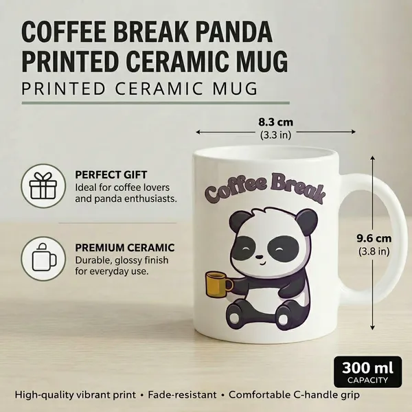 White_Coffee_Break_Panda_Print_Mug
