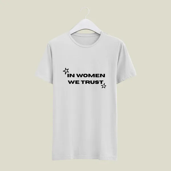 White_Graphic_Print_Pollycotton_200_Gsm_Regular_Fit_T_Shirt_For_Women