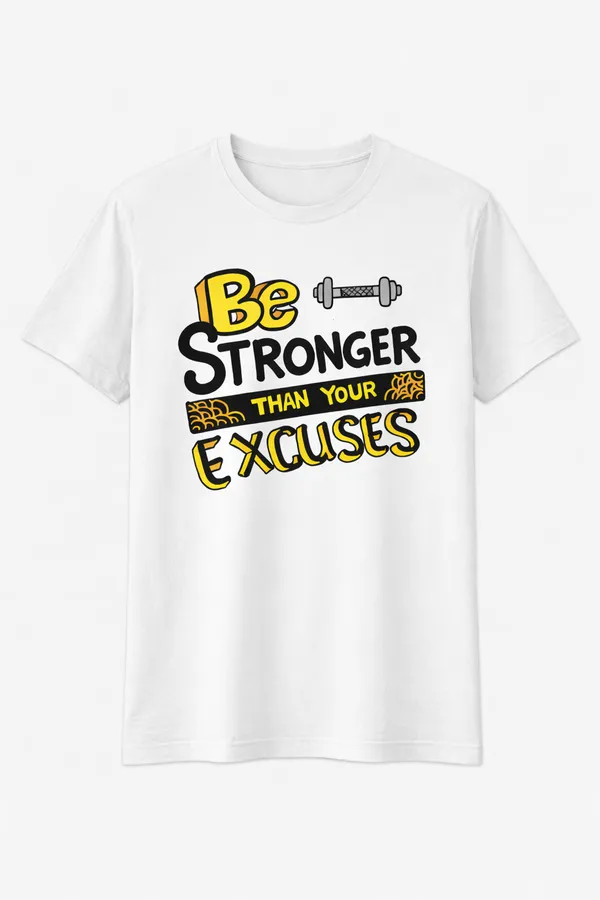 White_Graphic_Print_Pollycotton_200_Gsm_Regular_Fit_T_Shirt_For_Unisex