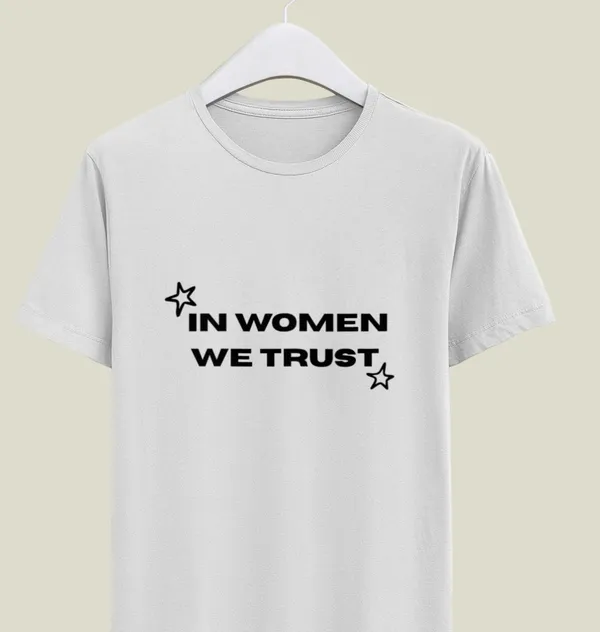 White_Graphic_Print_Pollycotton_200_Gsm_Regular_Fit_T_Shirt_For_Women