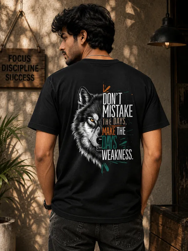 Black_Wolf_Graphic_Print_Pollycotton_200_Gsm_Regular_Fit_T_Shirt_For_Unisex