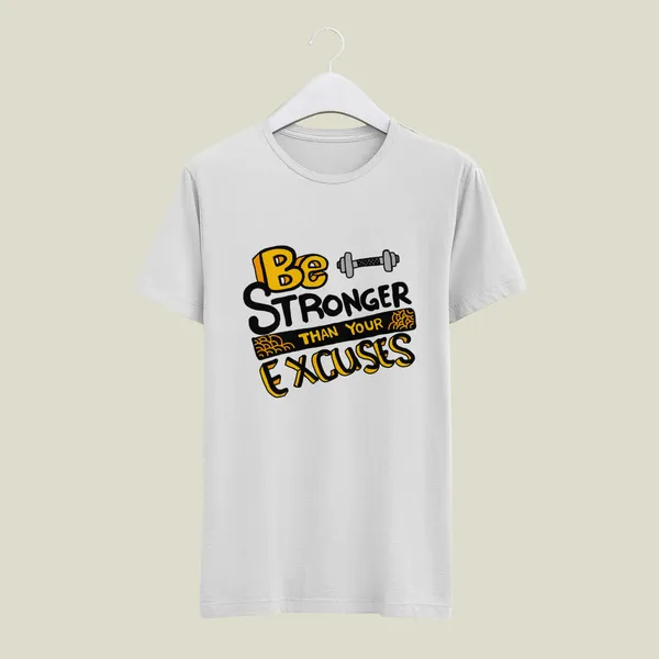 White_Graphic_Print_Pollycotton_200_Gsm_Regular_Fit_T_Shirt_For_Unisex