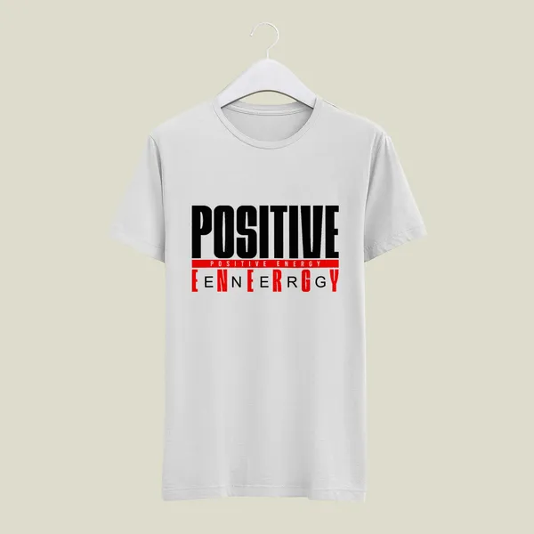 White_Graphic_Crew_Neck_Pollycotton_200_Gsm_Regular_Fit_T_Shirt_For_Unisex