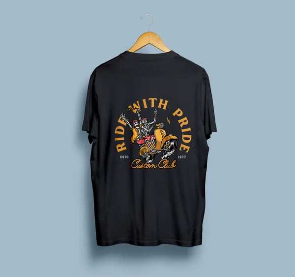 Black_Graphic_Print_Regular_Fit_Pollycotton_200_Gsm_Regular_Fit_T_Shirt_For_Unisex