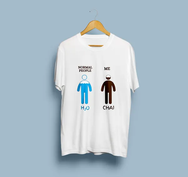 White_Graphic_Pollycotton_200_Gsm_Regular_Fit_T_Shirt_For_Unisex