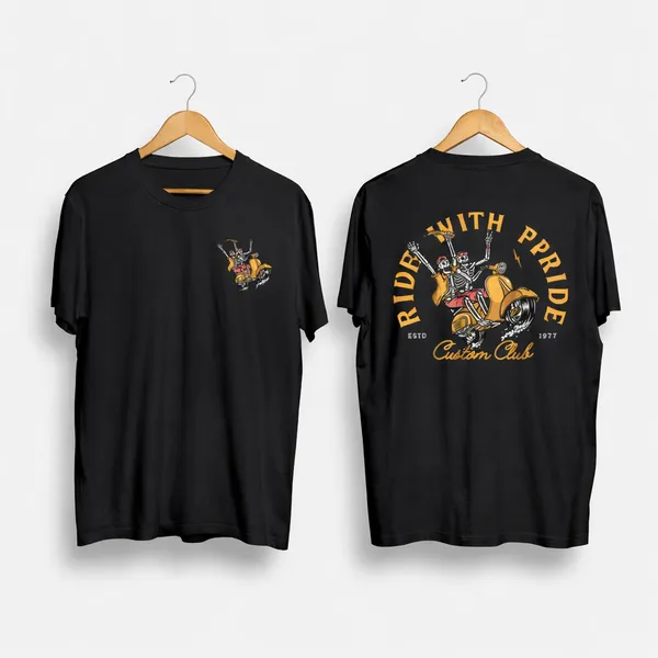 Black_Graphic_Print_Regular_Fit_Pollycotton_200_Gsm_Regular_Fit_T_Shirt_For_Unisex