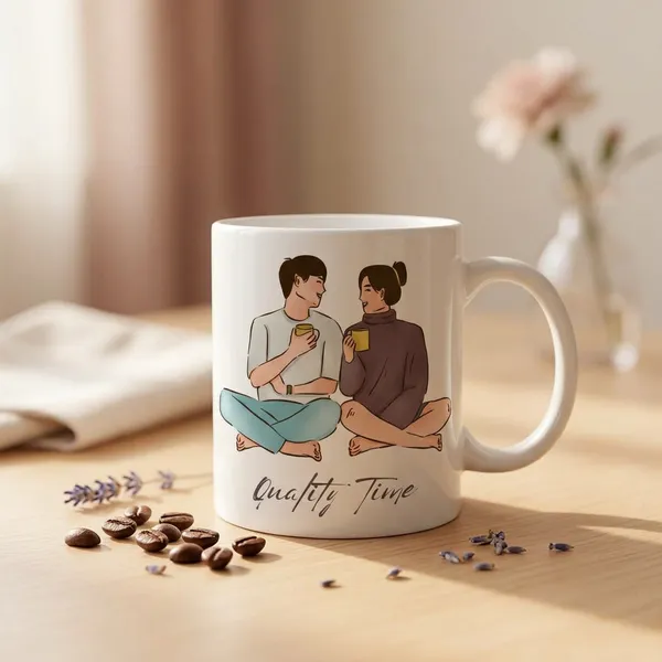 White_Ceramic_Couple_Illustration_Coffee_Mug