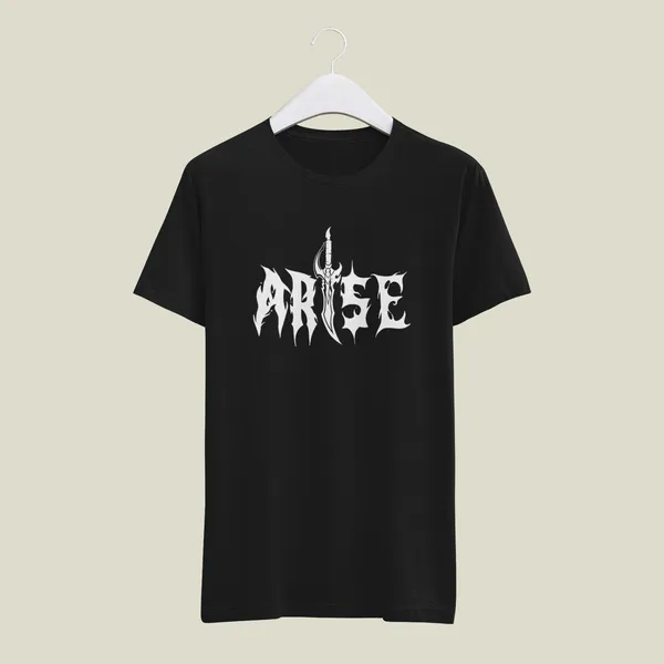 Black_Graphic_Print_Pollycotton_200_Gsm_Regular_Fit_T_Shirt_For_Unisex