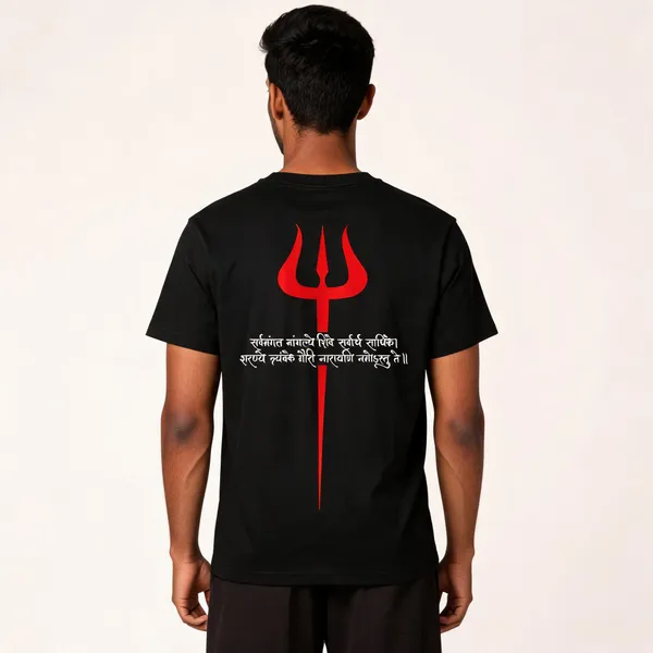 Black_Graphic_Print_Pollycotton_200_Gsm_Regular_Fit_T_Shirt_For_Unisex