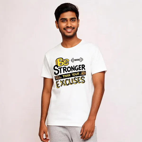White_Graphic_Print_Pollycotton_200_Gsm_Regular_Fit_T_Shirt_For_Unisex