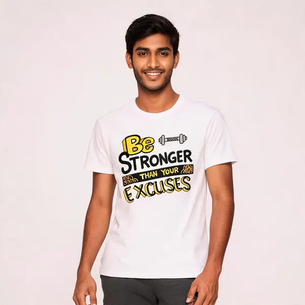 White_Graphic_Print_Pollycotton_200_Gsm_Regular_Fit_T_Shirt_For_Unisex