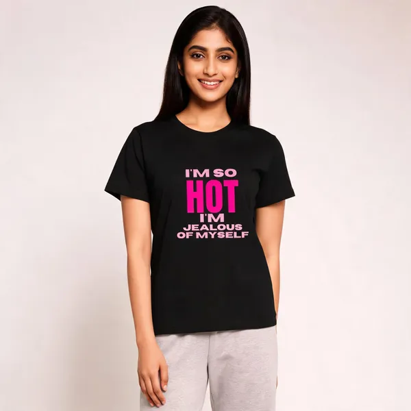 Black_Graphic_Print_Pollycotton_200_Gsm_Regular_Fit_T_Shirt_For_Women