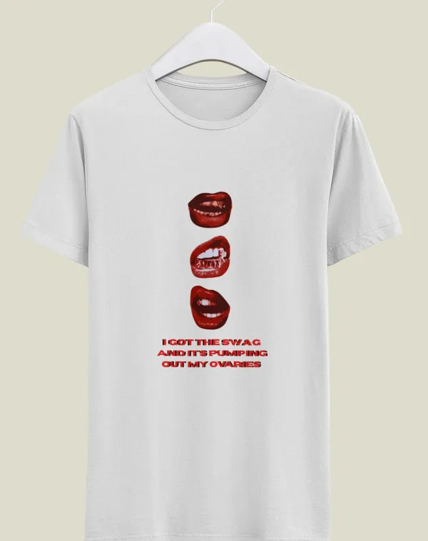 White_Graphic_Print_Crew_Neck_Pollycotton_200_Gsm_Regular_Fit_T_Shirt_For_Everyone