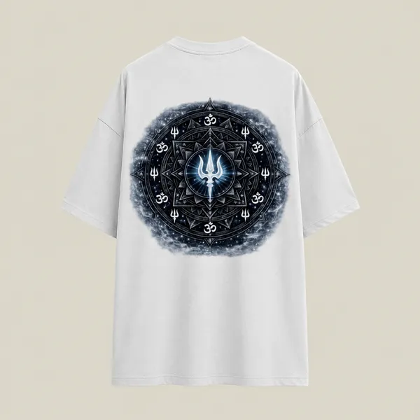 White_Oversized_Fit_Cotton_Blend_180_Gsm_Oversize_Fit_T_Shirt_For_Unisex