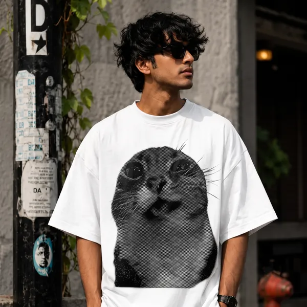 White_Oversized_Graphic_Cotton_Blend_180_Gsm_Oversize_Fit_T_Shirt_For_Unisex