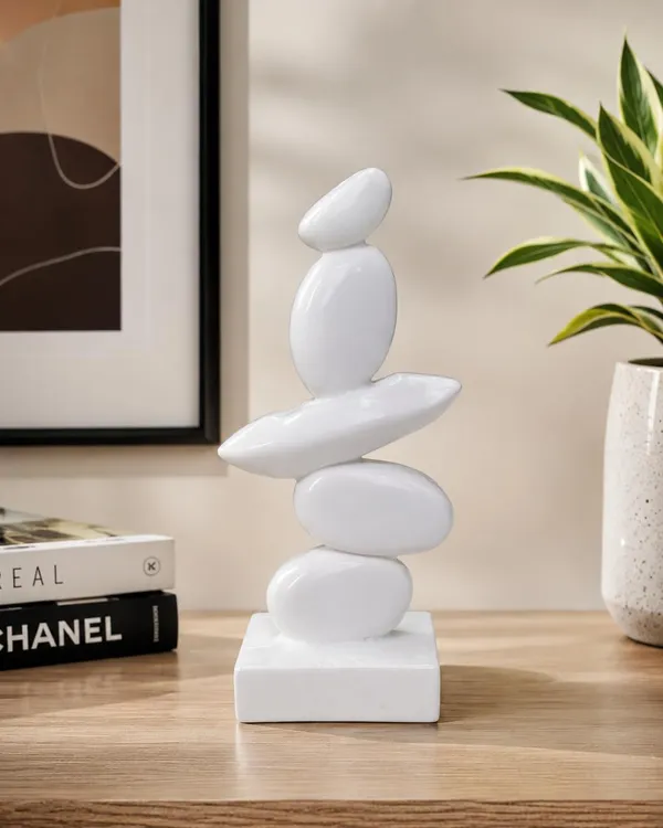 Equilibrium_Stacked_Stone_Sculpture_300mm_Glossy_Finish