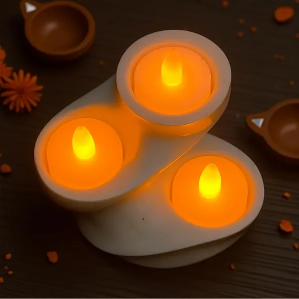 Trayi_Diya_–_Modern_3-Tier_Tealight_Holder
