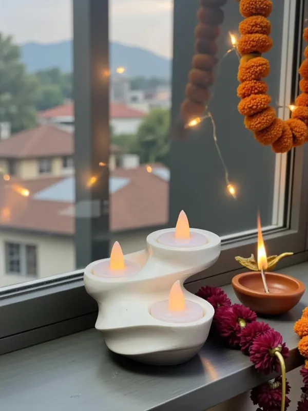 Trayi_Diya_–_Modern_3-Tier_Tealight_Holder