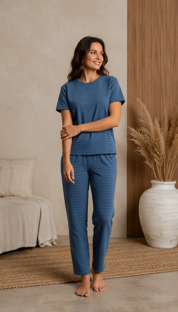 Aqua_Blue_Polyester_Premium_Co-Ord_Set_For_Women